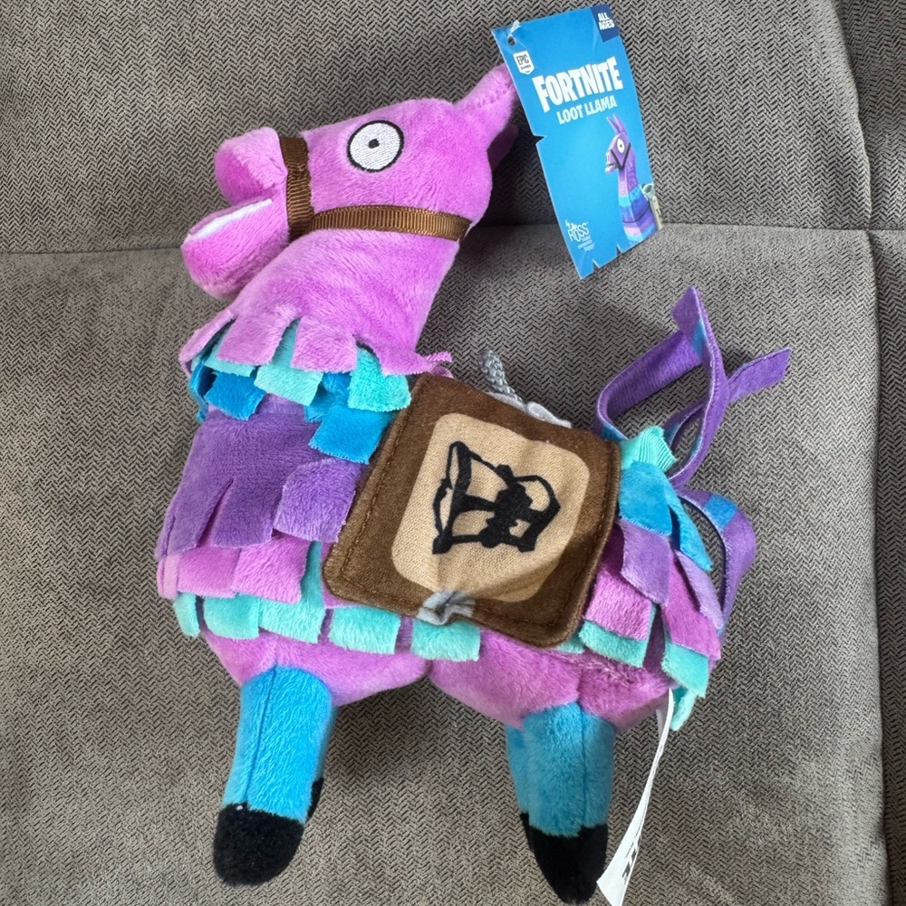 Russ Fortnite Llama Stuffed Animal - Purple and Blue